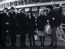 George, Paul, Ringo, Maureen, Cynthia, and John