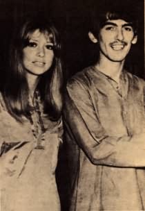 Pattie and George after India
