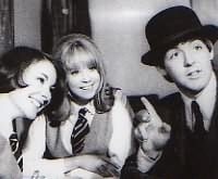 Unknown girl, Pattie, and Paul