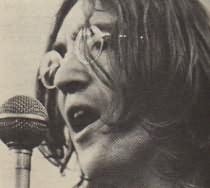 John Lennon during the Let It Be sessions