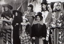 John, Yoko, Keith Richards, Mick Jagger, and Brian Jones