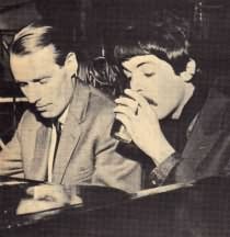 Paul McCartney and George Martin