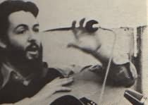 Paul McCartney during the Let It Be sessions