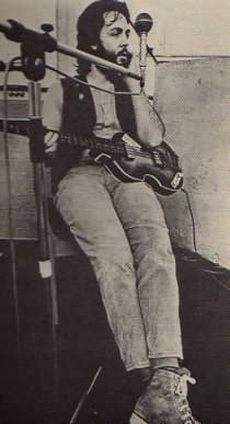 Paul McCartney during the Let It Be sessions
