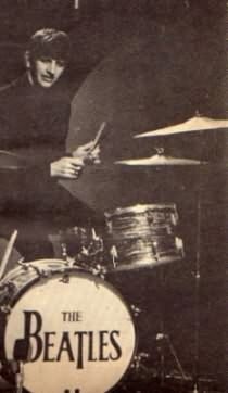 Ringo Starr playing the drums