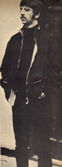 Ringo Starr with a mustache